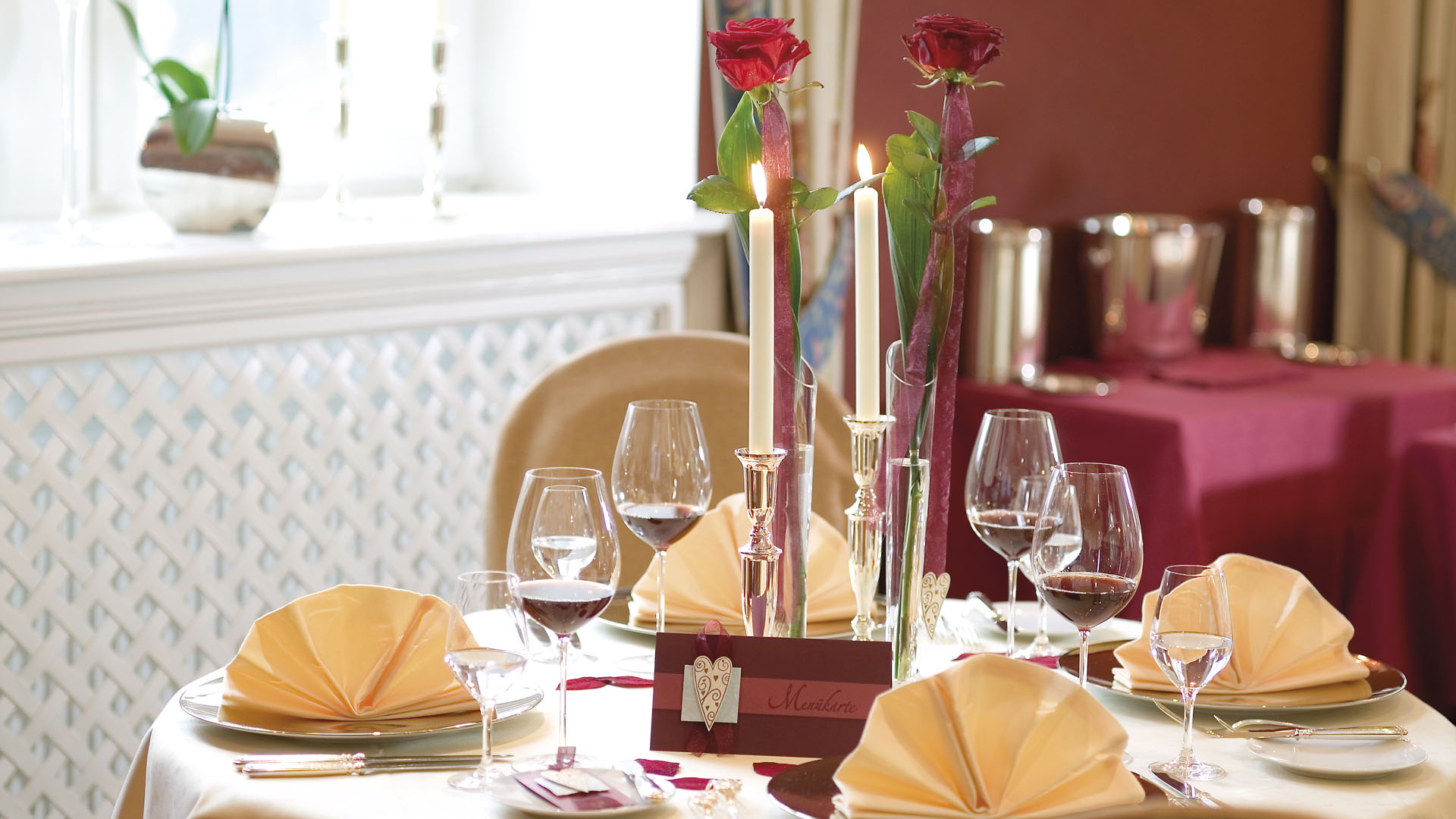 Ideen für Hochzeiten: Romantisch | Festliche Tischdekoration