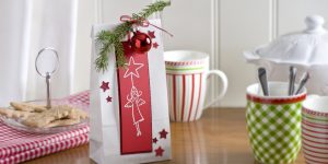 Ideen für Weihnachten: Weihnachtsduft liegt in der Luft | alle Jahre wieder ein himmlisches Vergnügen in einer kreativ gestalteten Papiertüte zum Verschenken der selbstgebackenen Kekse